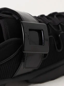 Sneakers Viv' On The Run Trekky Roger Vivier in mesh e pelle spazzolata