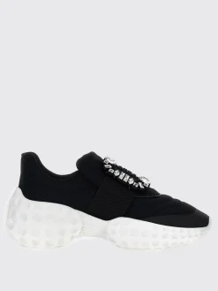 Sneakers Viv' Run Light Roger Vivier in mesh con fibbia gioiello