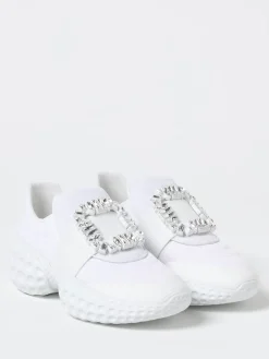 Sneakers Viv' Run Light Roger Vivier in mesh con fibbia gioiello