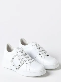 Sneakers Viv' Skate Roger Vivier in pelle con fibbia gioiello