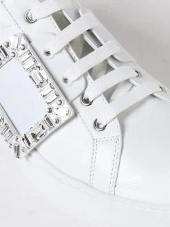 Sneakers Viv' Skate Roger Vivier in pelle con fibbia gioiello