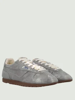 Sneakers Windspin Autry in camoscio laminato