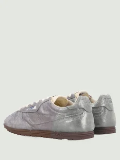 Sneakers Windspin Autry in camoscio laminato