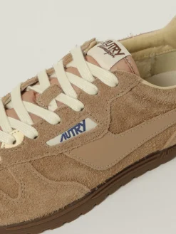 Sneakers Windspin Autry in camoscio