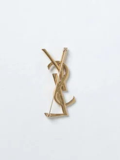 Spilla Saint Laurent in ottone