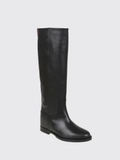 Stivale con zeppa interna Via Roma 15 in pelle