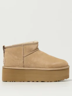Stivaletto Classic Ultra Mini Platform UGG in camoscio