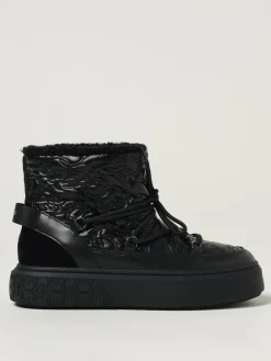 Stivaletto Pinko in nylon trapuntato e pelle