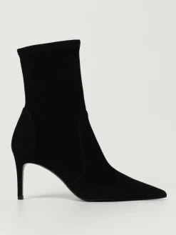 Stivaletto Power Stuart Weitzman in camoscio