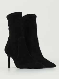 Stivaletto Power Stuart Weitzman in camoscio