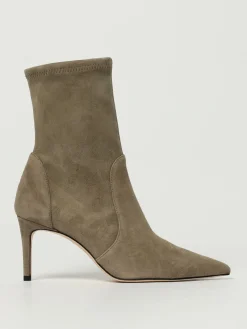 Stivaletto Power Stuart Weitzman in camoscio