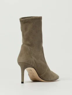 Stivaletto Power Stuart Weitzman in camoscio