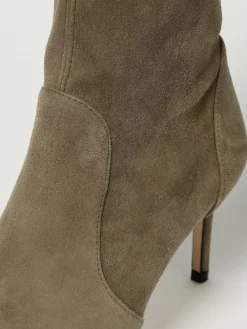 Stivaletto Power Stuart Weitzman in camoscio