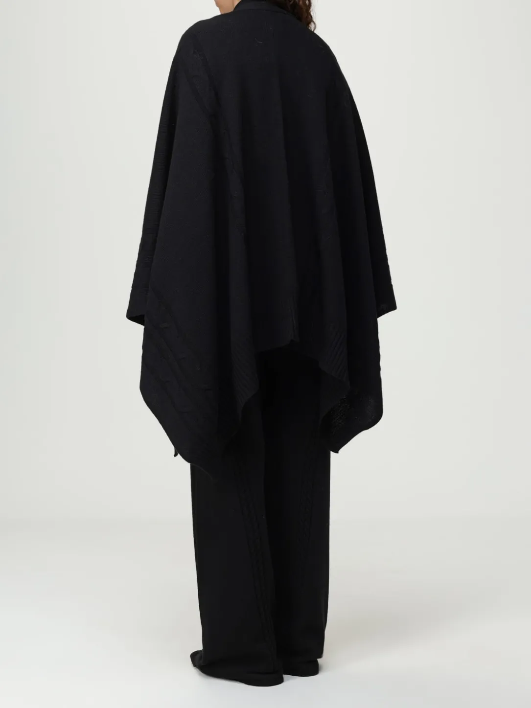 Stola in misto lana con inserti in pizzo Ermanno Scervino Life