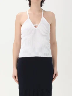 Top a coste Iceberg in jersey di viscosa