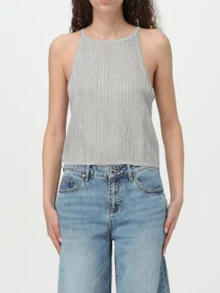 Top Armani Exchange in mist oviscosa lurex
