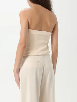 Top asimmetrico H Couture in poliestere