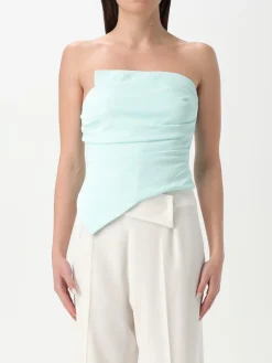 Top asimmetrico H Couture in poliestere