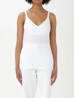 Top classico Brunello Cucinelli in jersey con monile