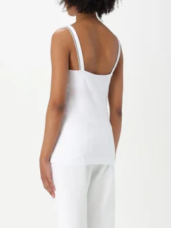 Top classico Brunello Cucinelli in jersey con monile