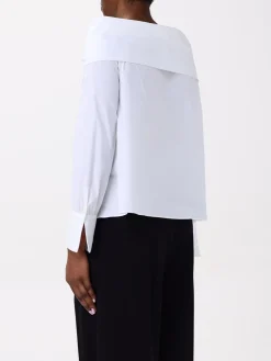 Top con fiocco in cotone Liviana Conti