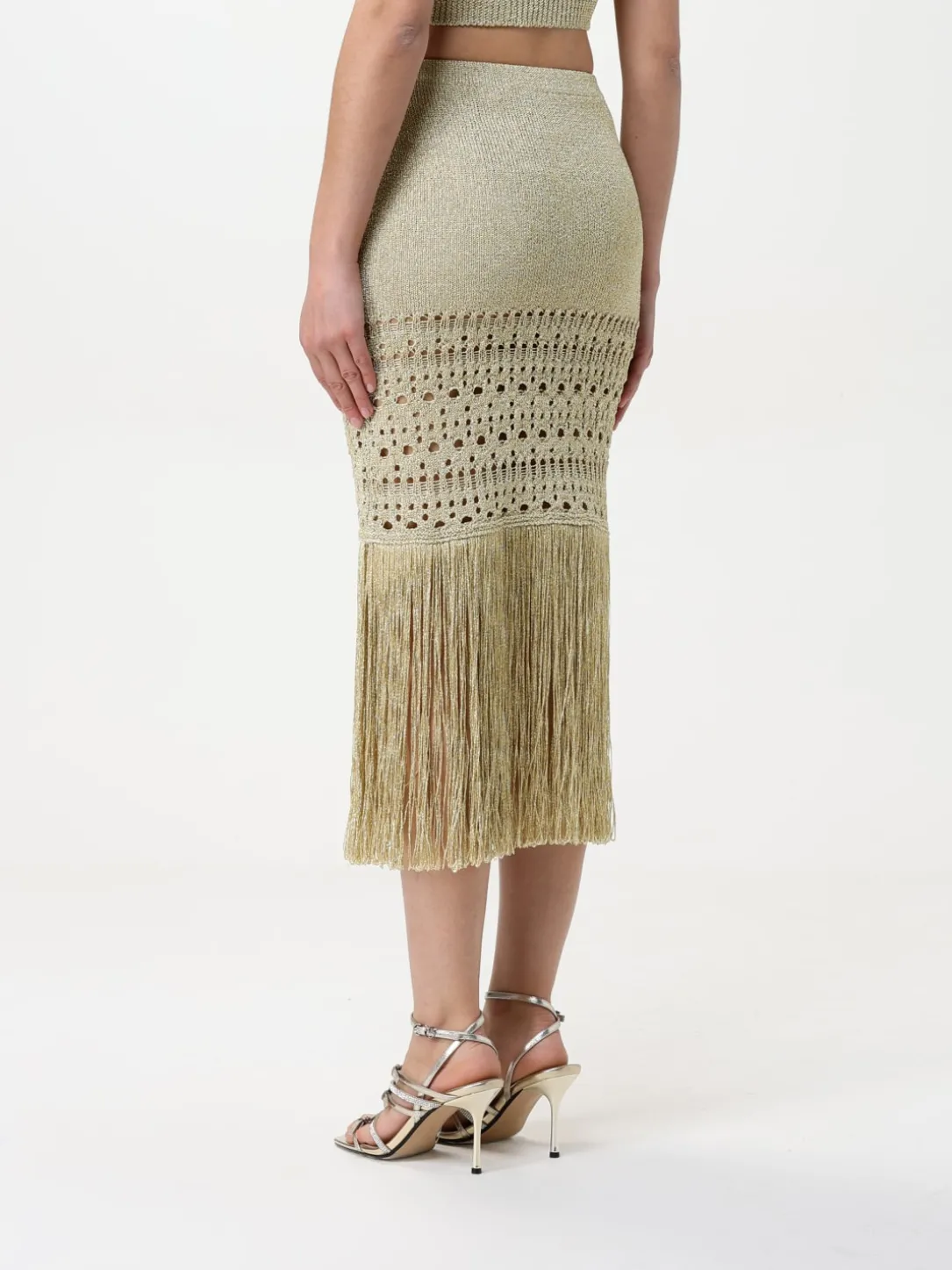 Top crop lurex Simona Corsellini