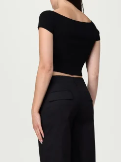 Top cropped Lauren Ralph Lauren in misto viscosa