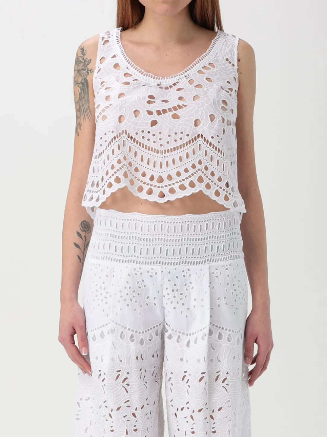 Top Ermanno Scervino Life in misto cotone