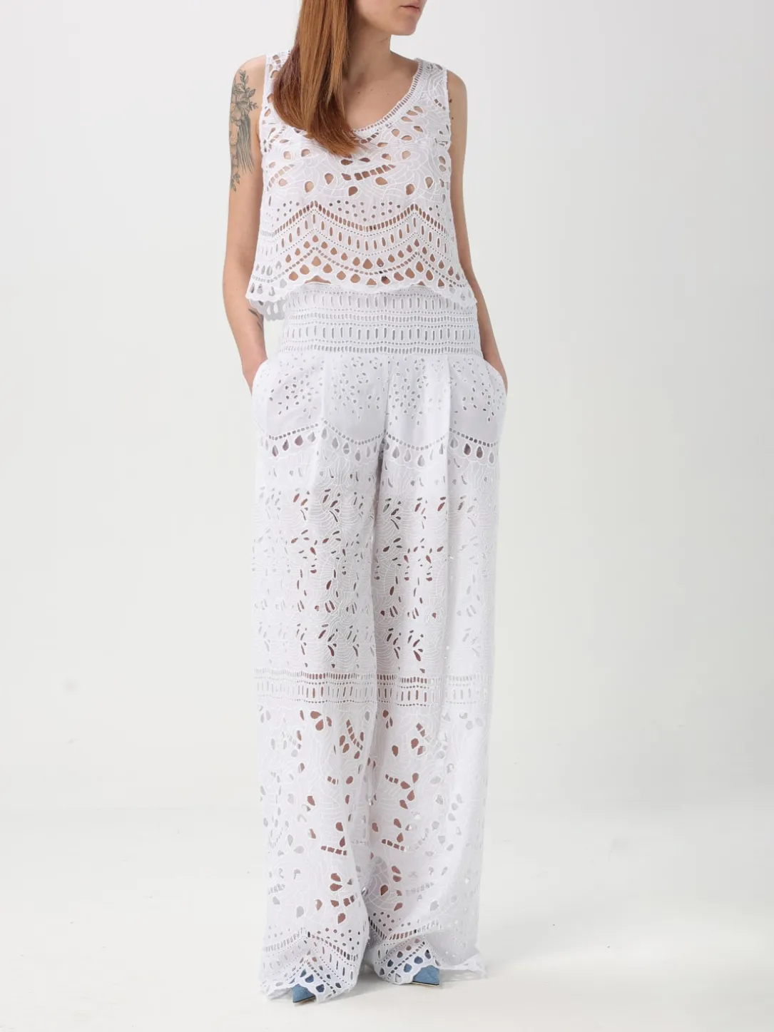 Top Ermanno Scervino Life in misto cotone