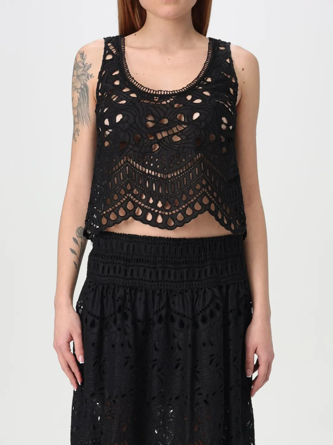 Top Ermanno Scervino Life in misto cotone