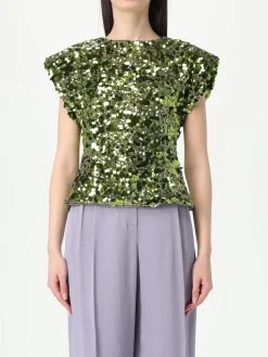 Top Ganni in tessuto paillettato