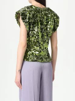 Top Ganni in tessuto paillettato