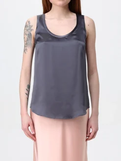 Top in raso di seta Brunello Cucinelli