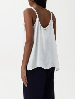 Top in viscosa e pizzo Twinset