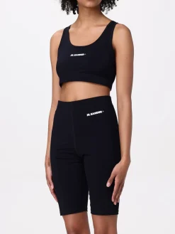 Top Jil Sander in tessuto tecnico stretch