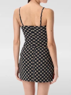 Top Misbhv in jersey con monogram