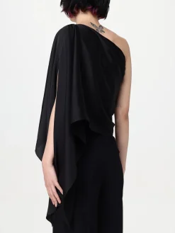 Top monospalla H Couture in raso