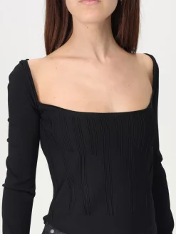Top Mugler in maglia