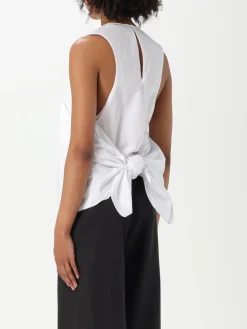 Top N°21 in cotone con fiocco