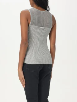 Top Pinko in maglia di misto lana