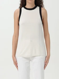 Top Slalom a girocollo 's Max Mara in misto viscosa