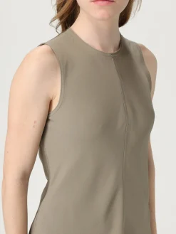 Top smanicato Ami Paris in misto viscosa