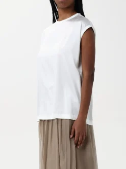 Top smanicato Brunello Cucinelli in seta