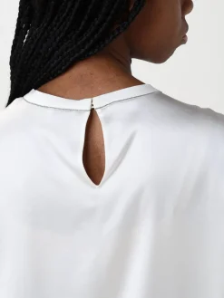 Top smanicato Brunello Cucinelli in seta