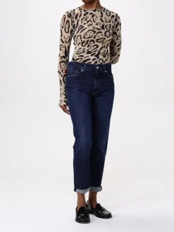 Top Sportmax in jersey animalier