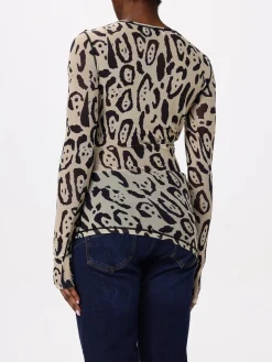 Top Sportmax in jersey animalier