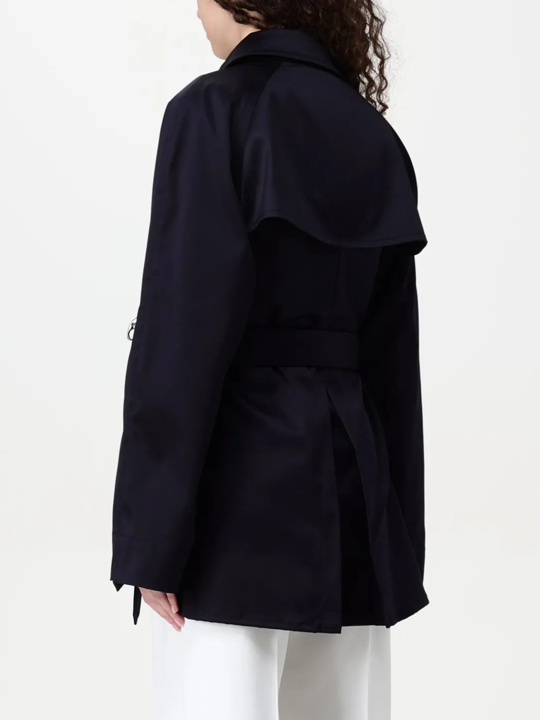 Trench a doppiopetto corto Fay in tessuto tecnico