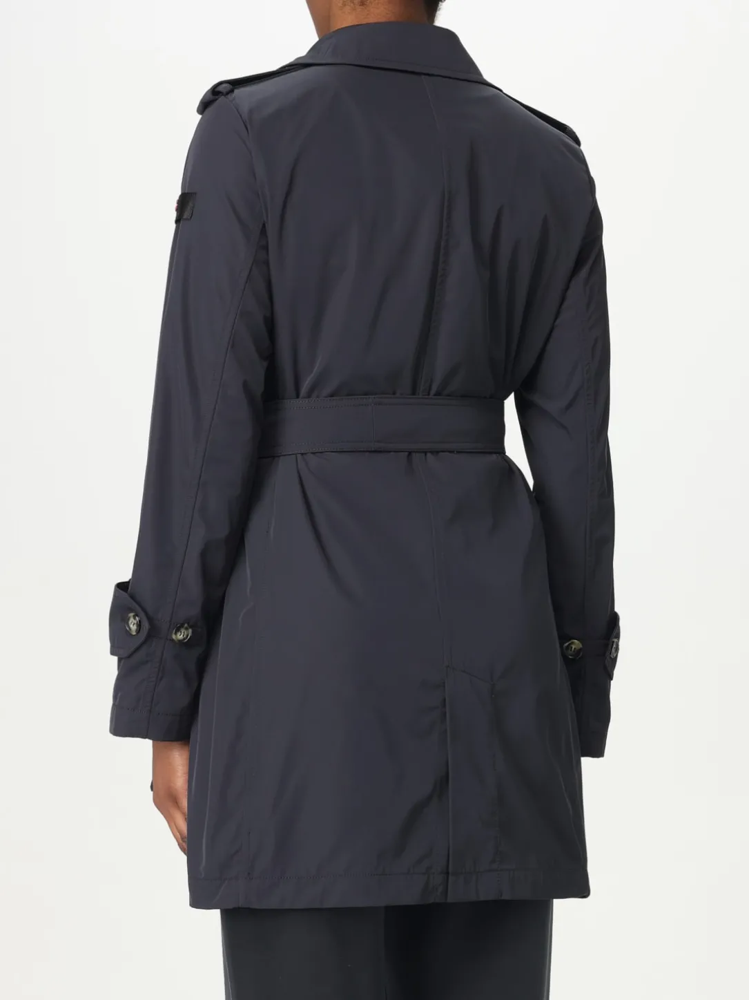 Trench a doppiopetto in poliestere Peuterey