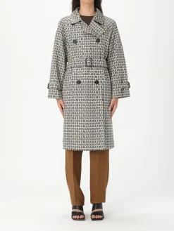 Trench a doppiopetto logato Max Mara The Cube