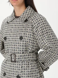 Trench a doppiopetto logato Max Mara The Cube